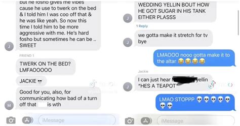 jackie and marshall leaked messages|Jackie and Marshall texts: what did they say to one。